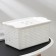 Storage basket with a lid "Loft", 5.3 l, white color