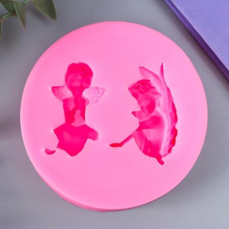 Mold Silicon "Two Angels" 2 objects 8x8x2 cm-1