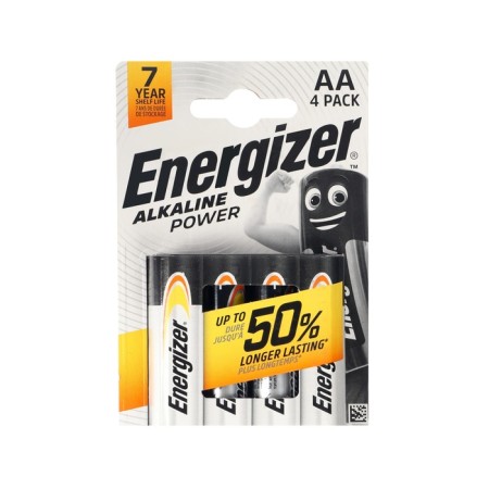 Battery alkalin Energizer Alkaline Power, AA, LR6-4BL, 1.5V, blister, 4 pcs.-4