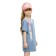 Dress for girls, height 98 cm, blue color