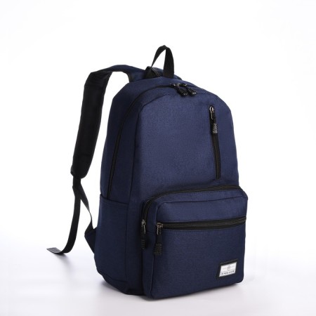 Youth backpack from lightning textiles, 5 pockets, USB, blue color-2