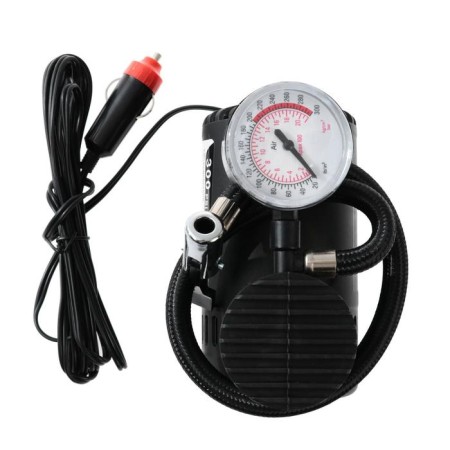 Car compressor 15 l/min, wire 2.6 m, hose 45 cm, 3 adapters-1