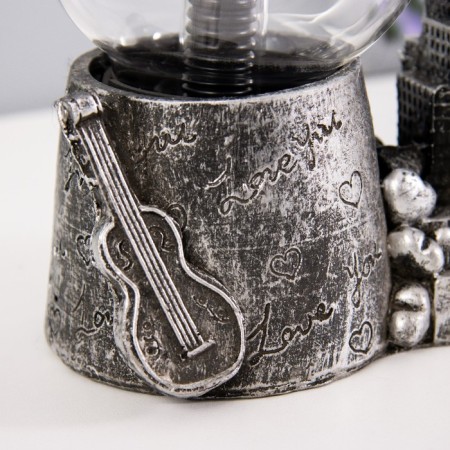 Plasmic ball "Empayer Steit" gray 14x8x20 cm Risalux-5
