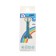 Baby toothbrush, silicone bristles, round handle, blue