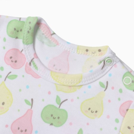 Bloom Baby Dress Fruit with DL. Sleeve, p. 62 cm, milk-2