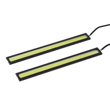 Daily running lights, 12 V, 6 W, DRL-14 cm, wire 80 cm, set 2 pcs