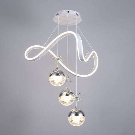 Lamp with DDD "Fior" LED 140W 3000-6000K White 49x49x15-115 cm-1