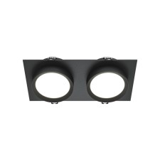 Building lamp Technical DL086-02-GX53-SQ-B, 2x15W, 22x11x4.5 cm, GX53, black color