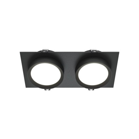Building lamp Technical DL086-02-GX53-SQ-B, 2x15W, 22x11x4.5 cm, GX53, black color