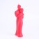 Figure candle "Love couple", 15x5 cm, red