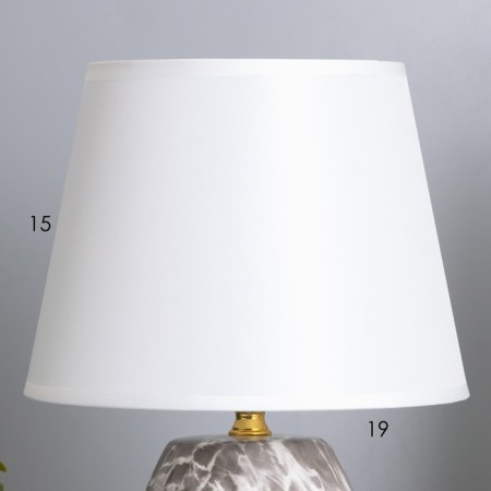 Table lamp "Valeria" 1x40W E14 Black/White 20x20x31cm-2