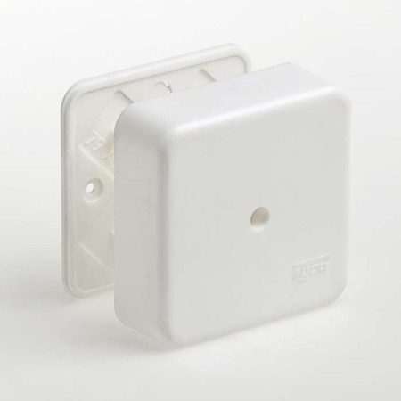 Universal box for cable channels Ruvinil 65005, 80x80x25, IP40