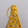 Spinker "Eastern Lantern. Pyramid" LED from batteries 3haaa gold 22x10.5x10.5 cm Risalux