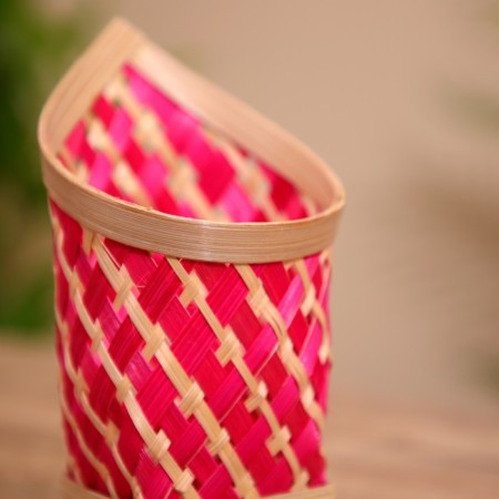 Vaska wicker, from bamboo 10x14x17 cm-2