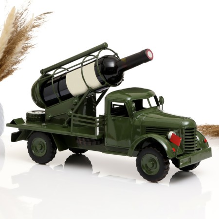 Mini-bar/stand for a bottle truck, green