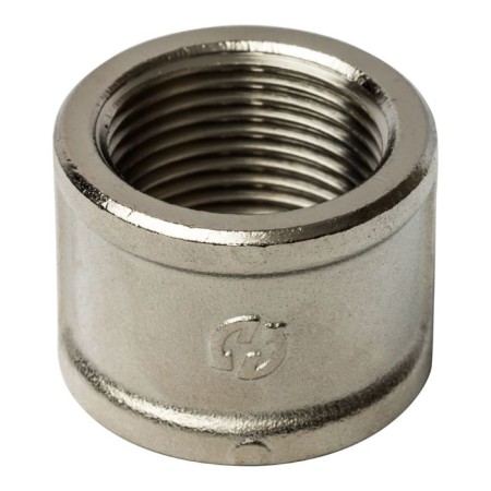 The coupling Stout SFT-0006-000011, 1 ", internal/internal thread, nickelled brass-1