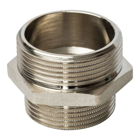 Nipple of the transition stout SFT-0004-112114, 1 1/2 "x 1/4", external thread, nickel. brass-1