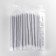 Disposable tubes for drinks, in individual packaging, straight, 24 cm, d = 8 mm, black color