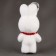 A toy of foam "Bunny" with snowflakes, 13 cm