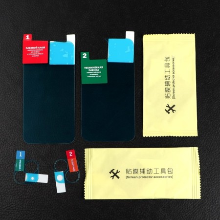 Krutoff protective glass set for the iPhone 13 mini, front and rear parts + camera