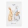 Towel "Ethel" Bunnies 40x73 cm, 100% HL, sarzha 190 g/m2