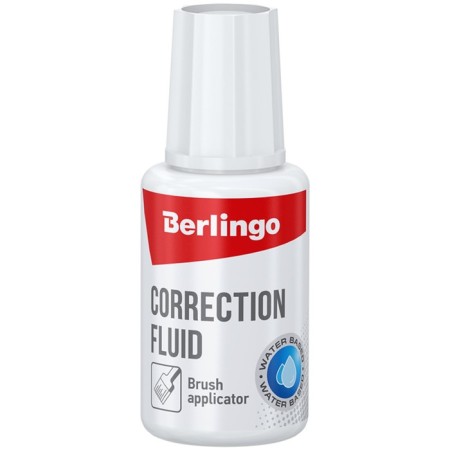 Corrective liquid, 20 ml, water berlingo, with a brush
