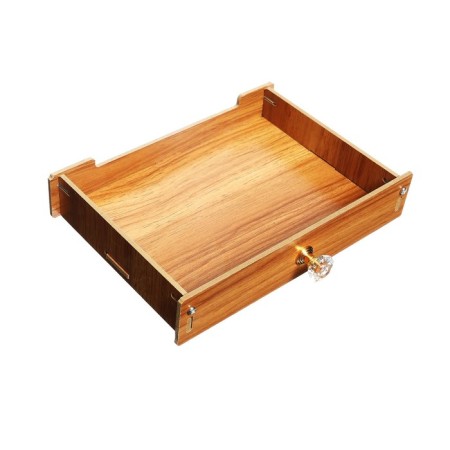 Organizer-Claus desktop DEVENTE. Academy 21 x 15 x 25.5 cm, MDF, natural, cardboard box-3