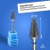 Cool fiber for manicure “cone”, average cut, 6 × 15 mm, in a plastic case