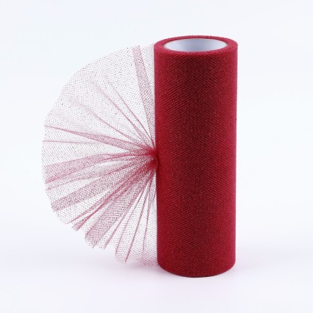 Fatin with glitter, 15 cm, 11 ± 1 g/sq.m, 9 ± 0.5 m, Fuchsia color No. 24