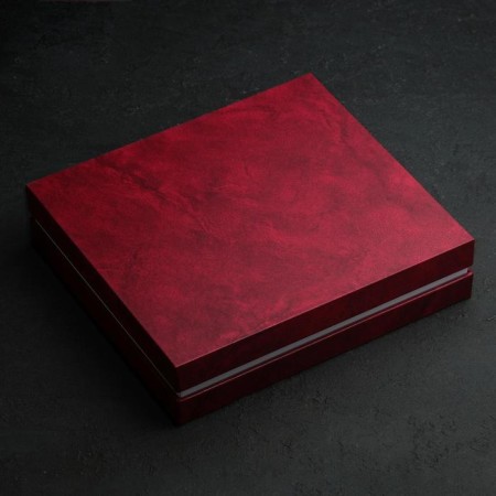 Set of dining room "Triumph", 24 items, thickness 2 mm, decorative box, silver color-4