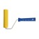 Roller of clamping tundra, rubber, 150 mm, handle d = 6 mm