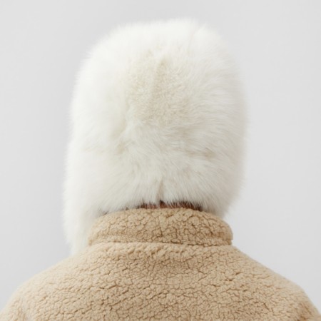 Female-heading hat Minaku, milk color, rr 56-58-2