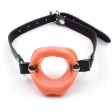 Gag BDSM Oka-Fucks, a gag in the shape of the lips, adjustable belt, 5 x 4.5 cm, bodily 99246