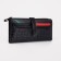 Women's wallet on the button, black color