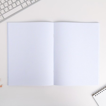 A4 notebook in a cage, 96 sheets on a paper clip, “September 1: Jungle”, covered Cardon Cardboard 215 gr., 80 gr., Beliac 96%-2