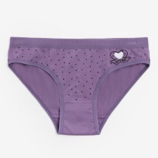 Cowards of women's slips collorista, dark purple color, size 42-44
