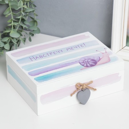 Casket tree "Snail - to meet the dream!" 6.5x20x15 cm