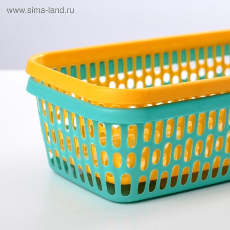 Storage basket, 24 × 14 × 7 cm, color mix-7