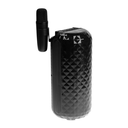 Portable karaoke system Music Box, 10 W, FM, USB, BT, 1200 mAh, black-2