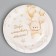 Disposable paper plate "Welcome", 18 cm