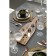 Set for feeding cheese Magistro Bottle, 3 knives, 48 ​​× 17 × 1.5 cm, acacia