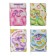 Gift notebook, A6, 100 sheets, color block, with a curly knife, PVC cover, Monster, Mix