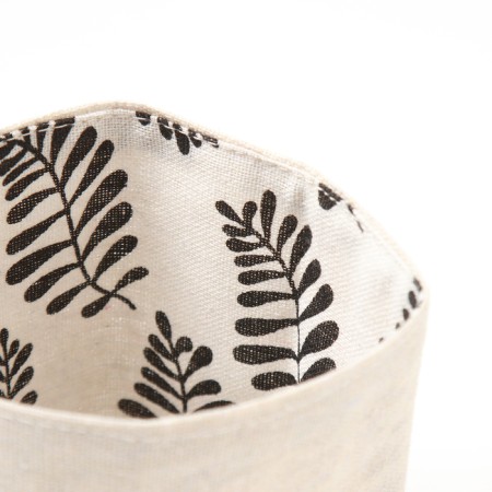 Tekstil. Ethel basket "Home", leaves, 10x12 cm, 50%HL, 50%p/e-1