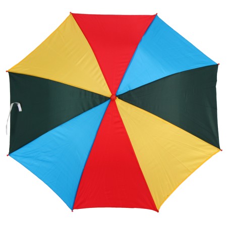 Rainbow umbrella, semi-automatic, with a whistle, r = 38cm, the color of mix-11