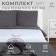 Bed linen Ethel euro "Rabbit" 200x215 cm, 220x240 cm, 70x70 cm - 2 pcs, calico