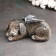 Piggy bank "Pesik Angel" 21x12cm, Bonza with silver
