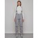 Semi-combinezone Ski Drapeted Feminine, size 50, light-gray color