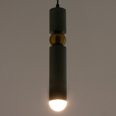 Lamp Bayerlux "Elite" 1he27 40W green-gold 6x6x130 cm.-3