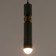 Lamp Bayerlux "Elite" 1he27 40W green-gold 6x6x130 cm.