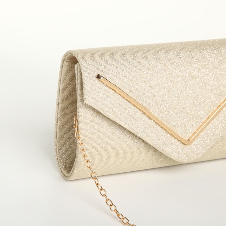 Female bag on a magnet, beige color-3